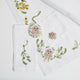 Spring Embroidery Cocktail Napkins - Set of 4