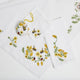 Spring Embroidery Cocktail Napkins - Set of 4
