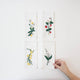 Spring Floral Cotton Napkins - Set of 4