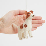 Brown Standing Hound Ornament