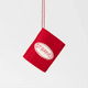Handmade felt Strand Bookstore Book ornament from Craftspring spinning to show front, side, and back covers—featuring embroidered details inspired by the iconic bookstore, ethically crafted by artisans using sustainable wool.