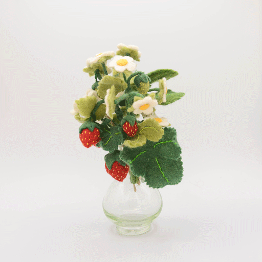 Collector's Edition Strawberry Bouquet with Vase