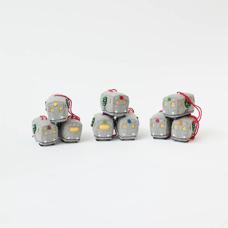 Celebrate the rhythm of New York City with our handmade NYC Subway Train Car Ornament, a charming felt keepsake inspired by the iconic subway cars that keep the city moving.