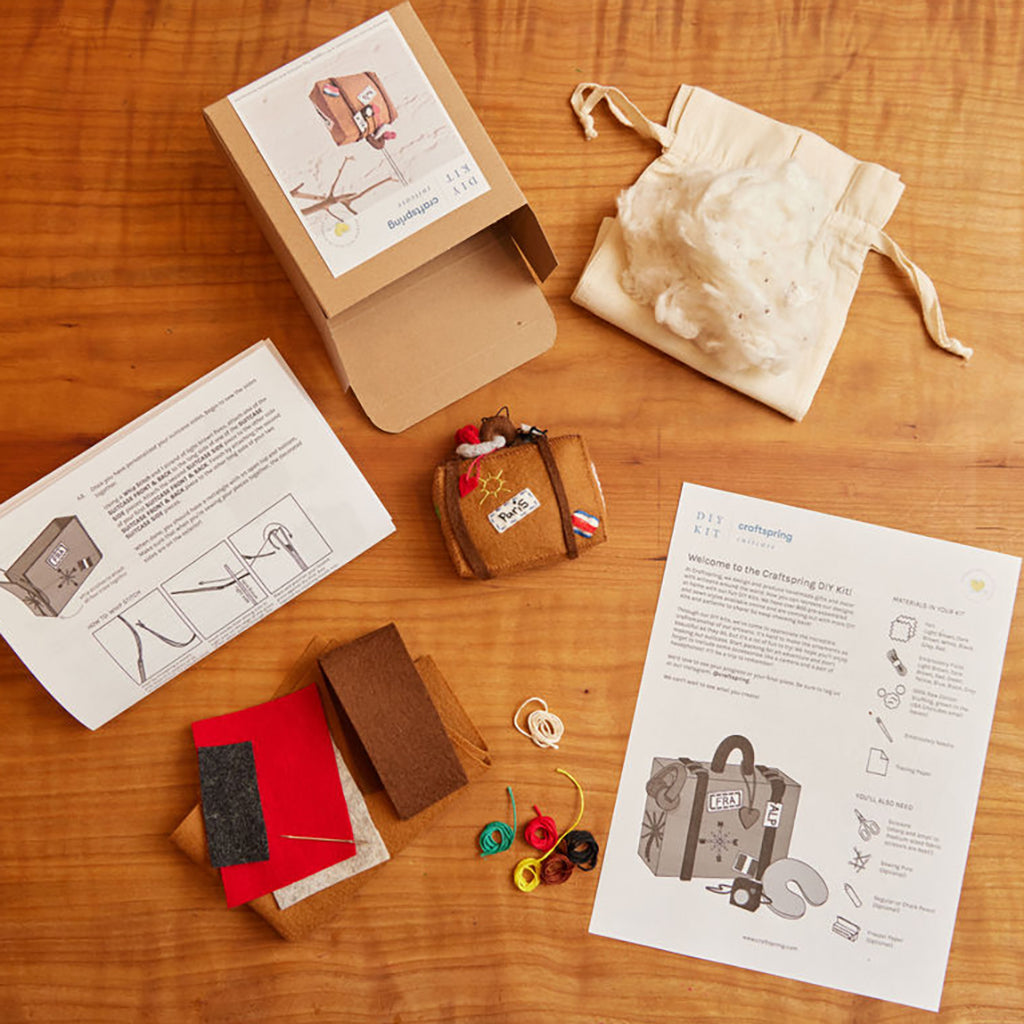 DIY KIT Wanderlust Suitcase