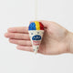 Cool off your Christmas tree with our Summer Snow Cone Ornament, a cheerful felt ornament inspired by one of summer’s most iconic frozen treats. Handcrafted by skilled artisans using traditional felting techniques, this whimsical ornament features a vibrant tri-color snow cone topped with sparkling bead accents that mimic crunchy ice crystals. The detailed white cone is embroidered with classic snow cone graphics and playful lettering, capturing the carefree spirit of amusement parks, beach vacations, and s
