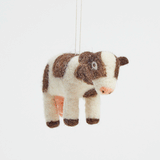 Sunny Meadows Cow Ornament