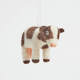 Sunny Meadows Cow Ornament