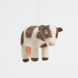 Sunny Meadows Cow Ornament