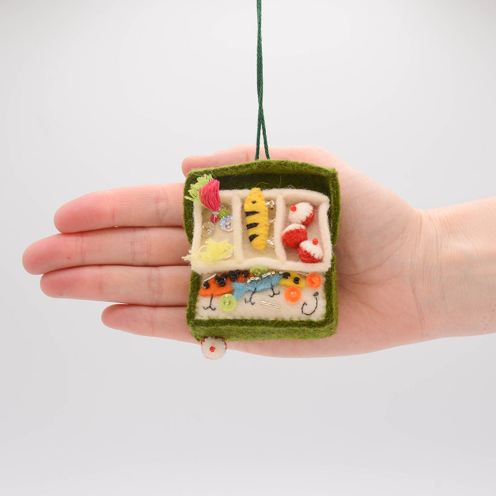 handmade tackle box Tackle Box Ornament