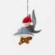 Santa Hammerhead with Gingerbread Ornament