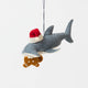 Santa Hammerhead with Gingerbread Ornament