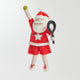 Tennis Star Santa Ornament