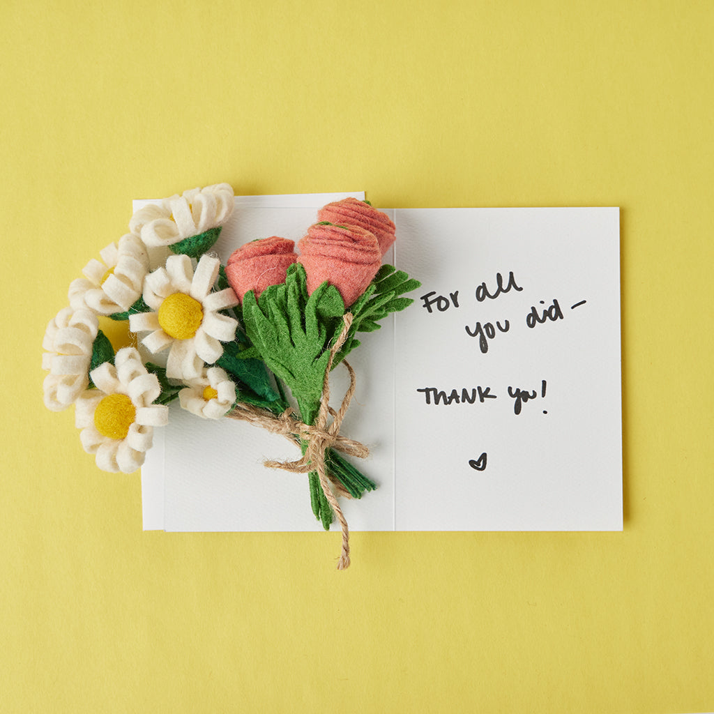 Thank You Bouquet Card