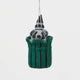 Every city has its unofficial mascot, and New York's just might be the mischievous raccoon. Meet our Trash Raccoon Ornament, peeking curiously from inside a classic green city trash can with the sweetest little face you've ever seen. Don't worry—this tiny trash panda is all charm and absolutely no trouble.