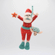 Tropical Snorkel Santa with Sea Turtle Ornament
