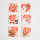 Valentine Animals Mini Cards - Set of 6