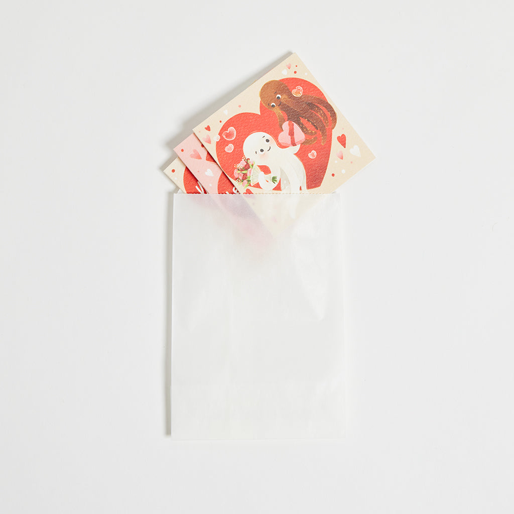 Valentine Animals Mini Cards - Set of 6