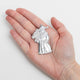 Vintage Tin Father Christmas Ornament