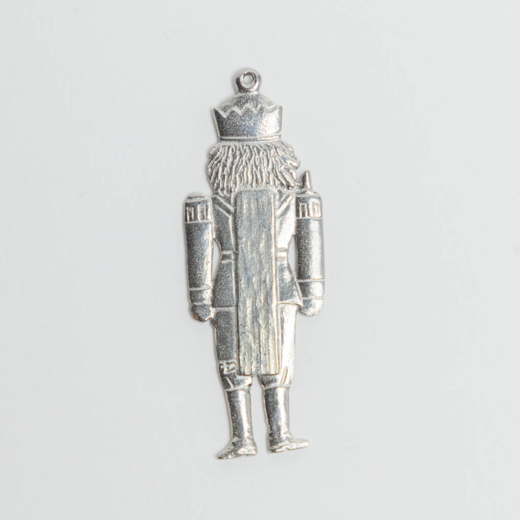 Vintage Tin Nutcracker Ornament