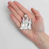 Vintage Tin Three Kings Ornament