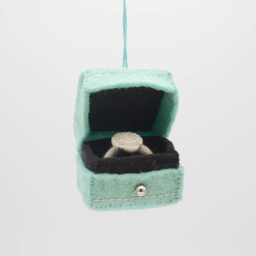 Wedding Ring Box Ornament