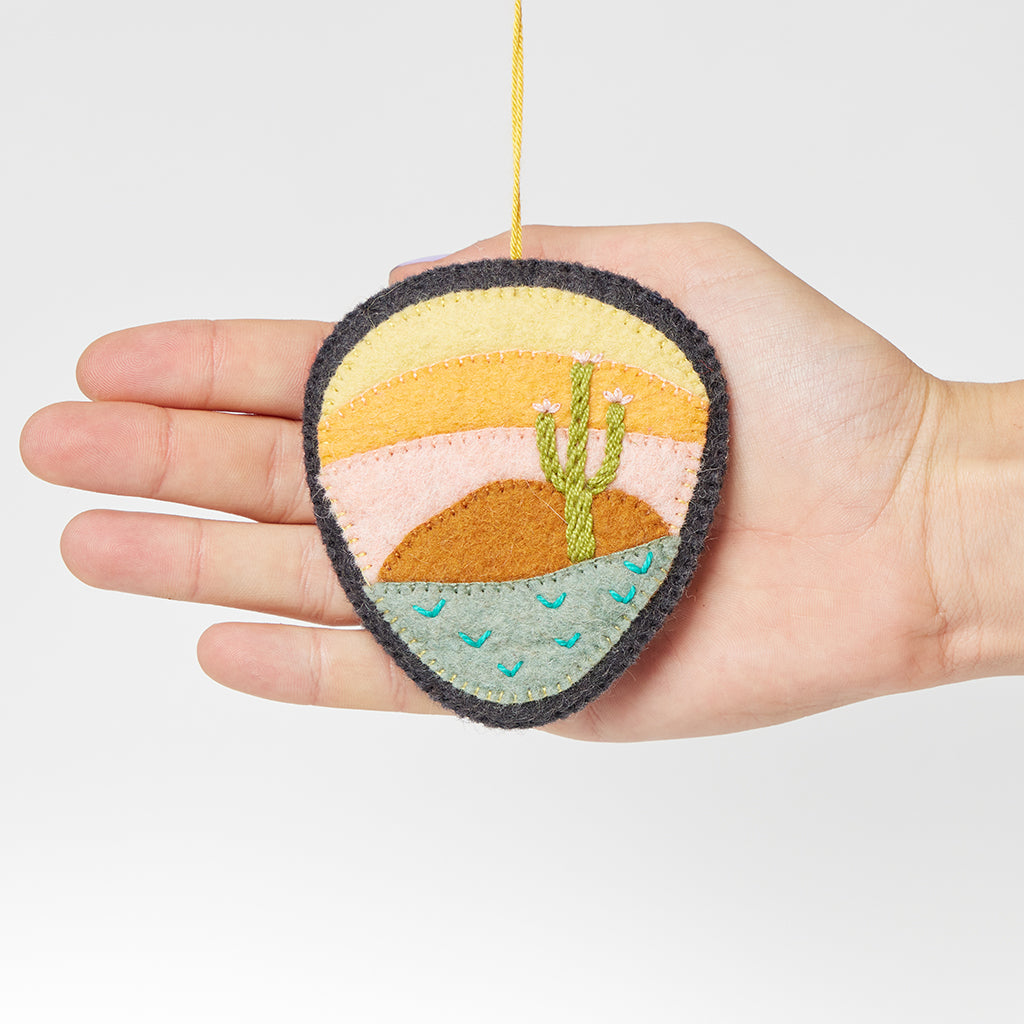 Wide Open Spaces Badge Ornament