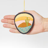 Wide Open Spaces Badge Ornament