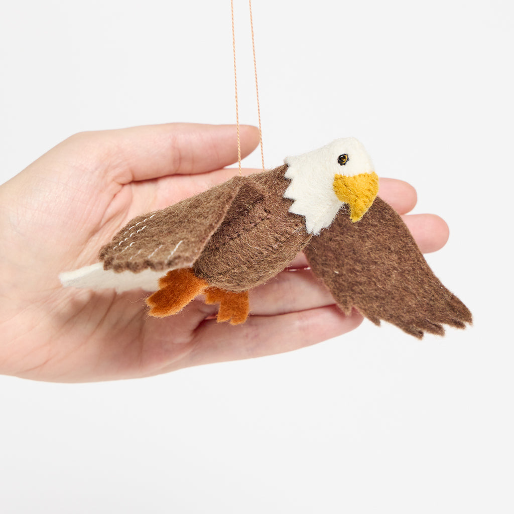 Wind Rider Bald Eagle Ornament