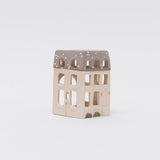 Winter Townhouse Ceramic Tealight Holder