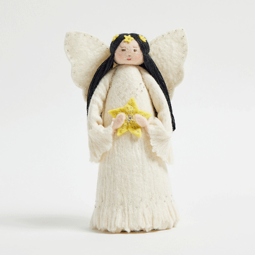 Yellow Star Fairy Tree Topper