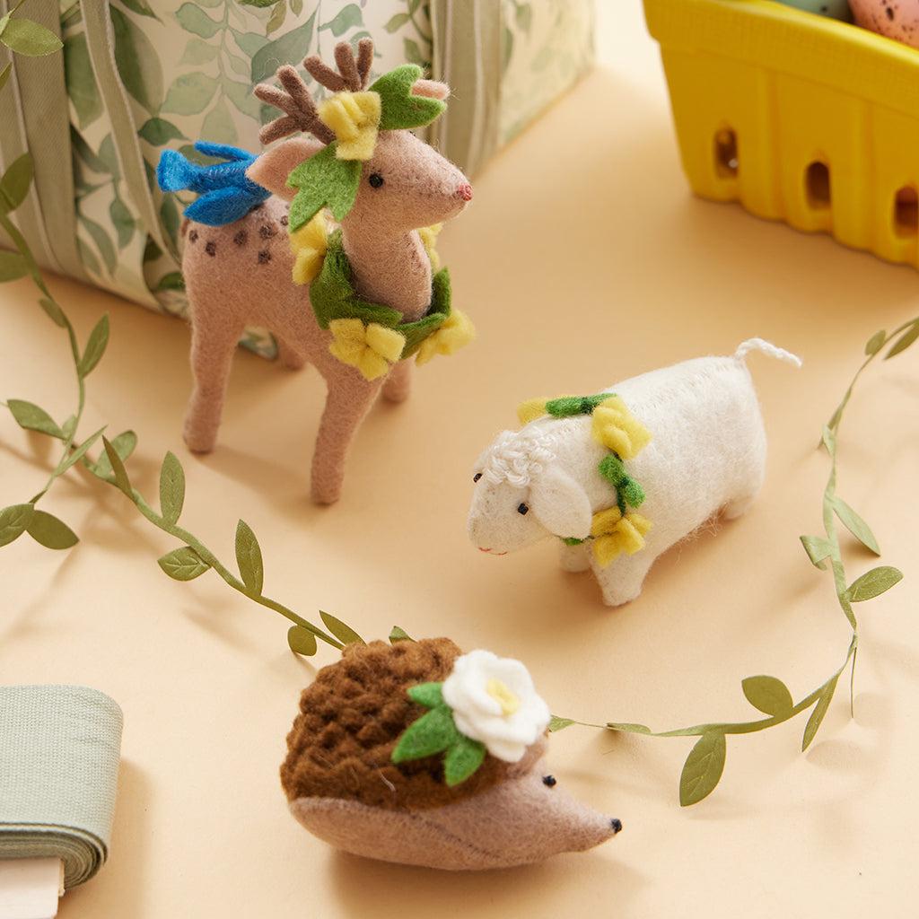 Gentle Springs Deer with Bird Friend Ornament
