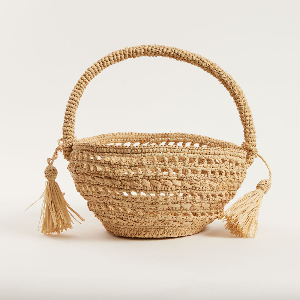 Hanging Tassel Basket