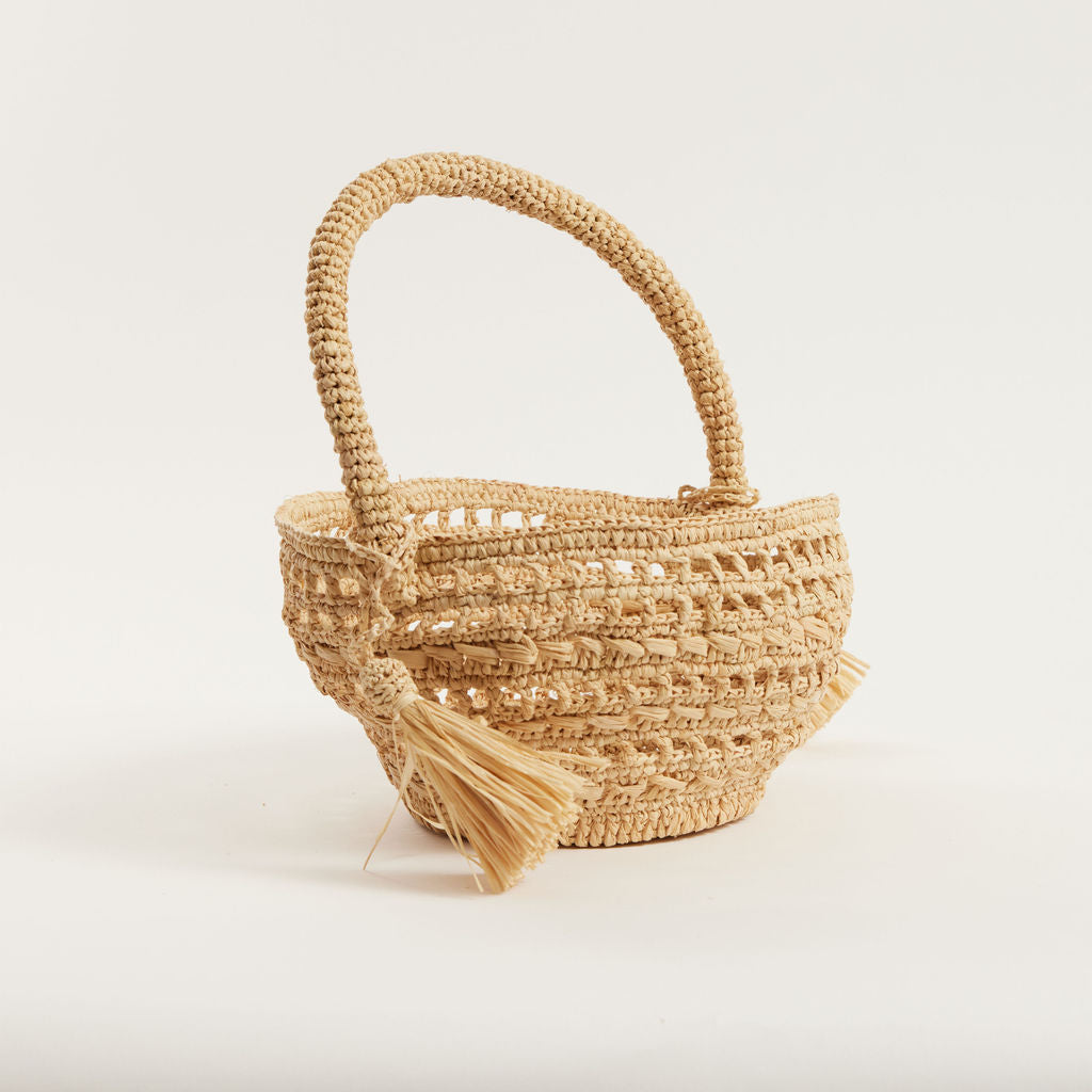 Hanging Tassel Basket