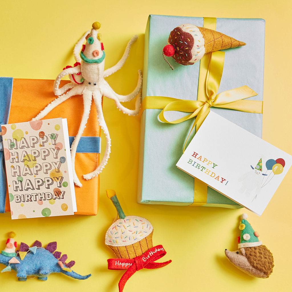 Happy Birthday Dots Greeting Card
