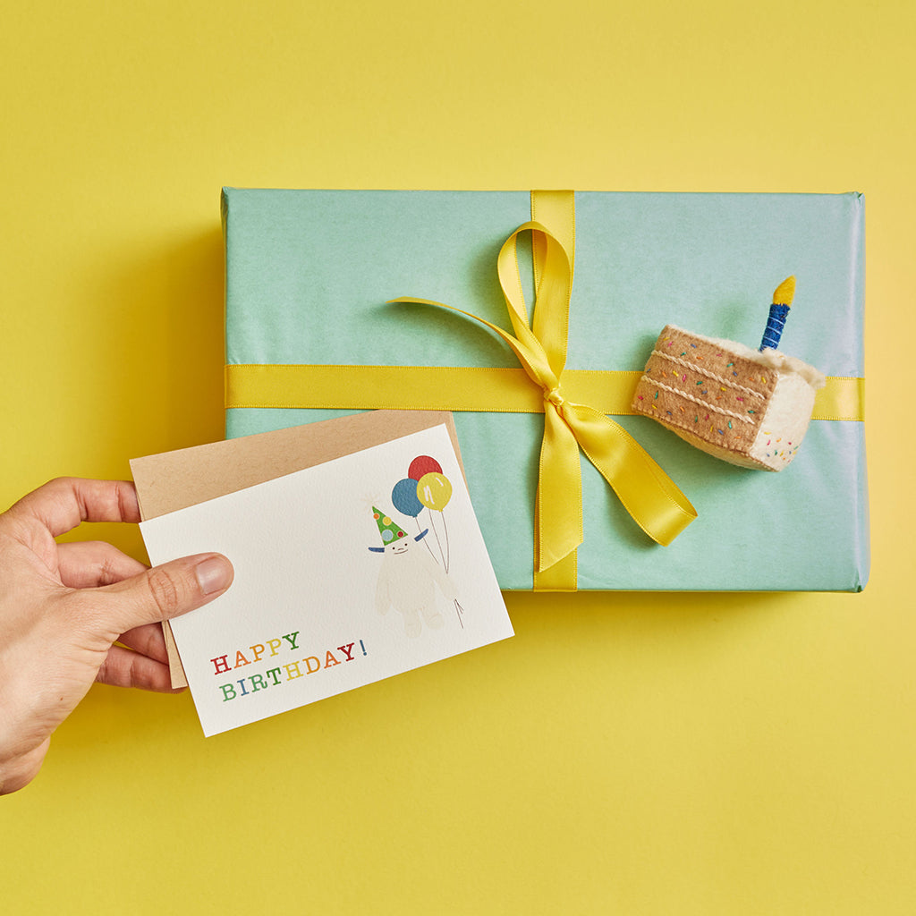 Happy Birthday Yeti Greeting Card