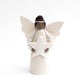 White Star Angel Tree Topper - Brown