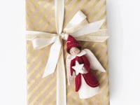 Pink Mother's Presence Angel - Brown
