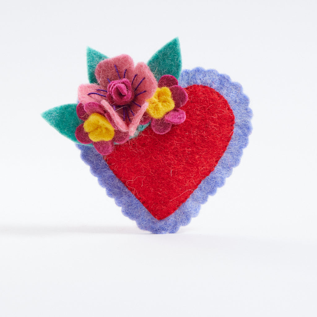 All My Love Deep Red Heart Ornament