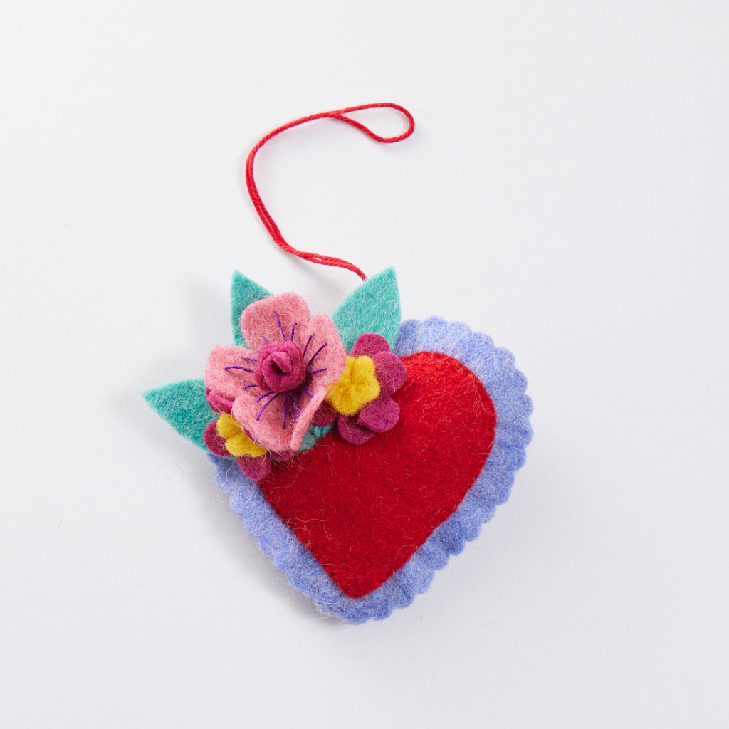 All My Love Deep Red Heart Ornament