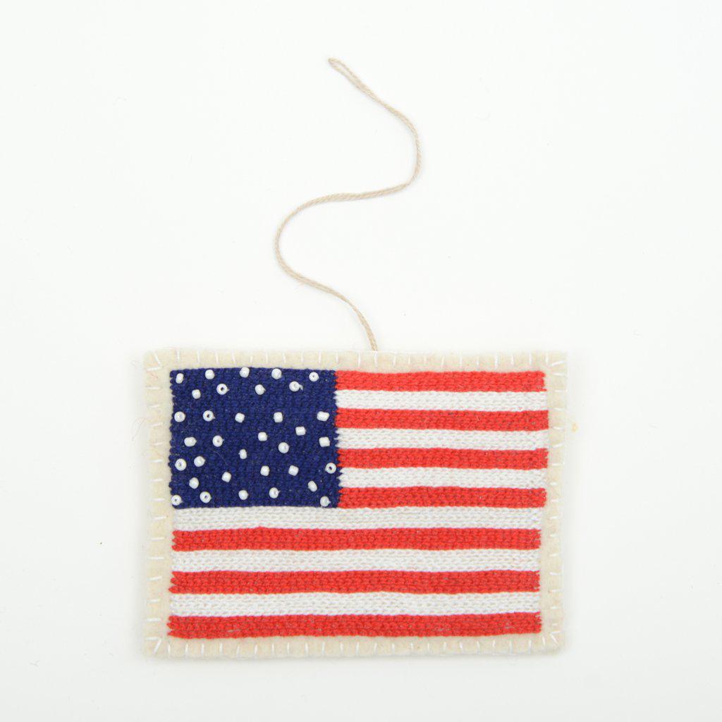 American Flag Ornament