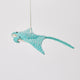 Aqua Wave Glider Manta Ornament