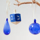 Large Blue & White Spinning Dreidel Ornament