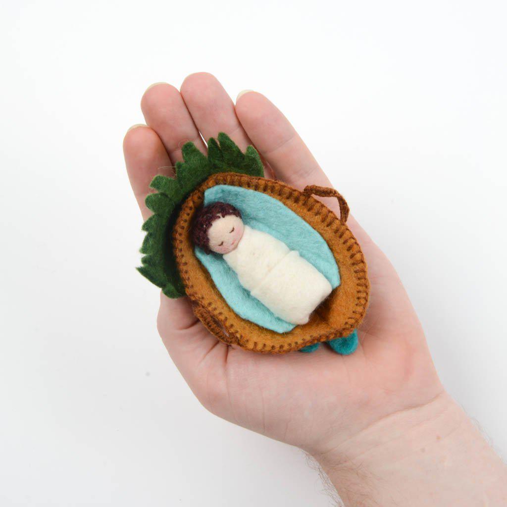 Baby Moses Ornament