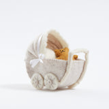 Teddy Baby Carriage Ornament
