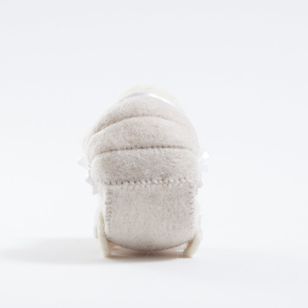 Teddy Baby Carriage Ornament