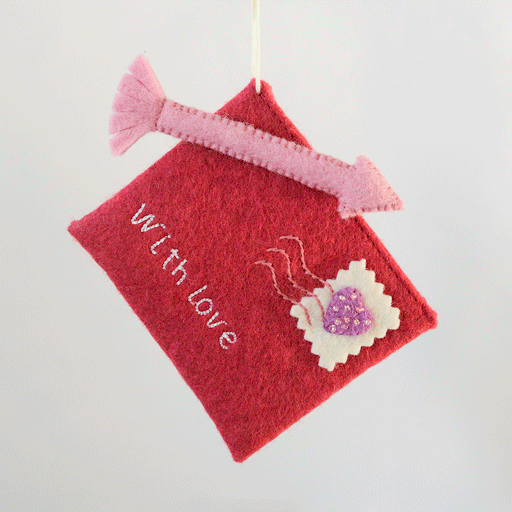 Be Mine Valentine’s Love Note Ornament