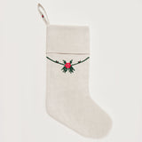 Berry Linen Stocking