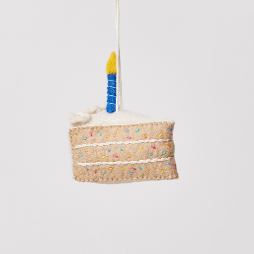 Birthday Confetti Cake Ornament