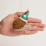Birthday Party Hedgehog Ornament