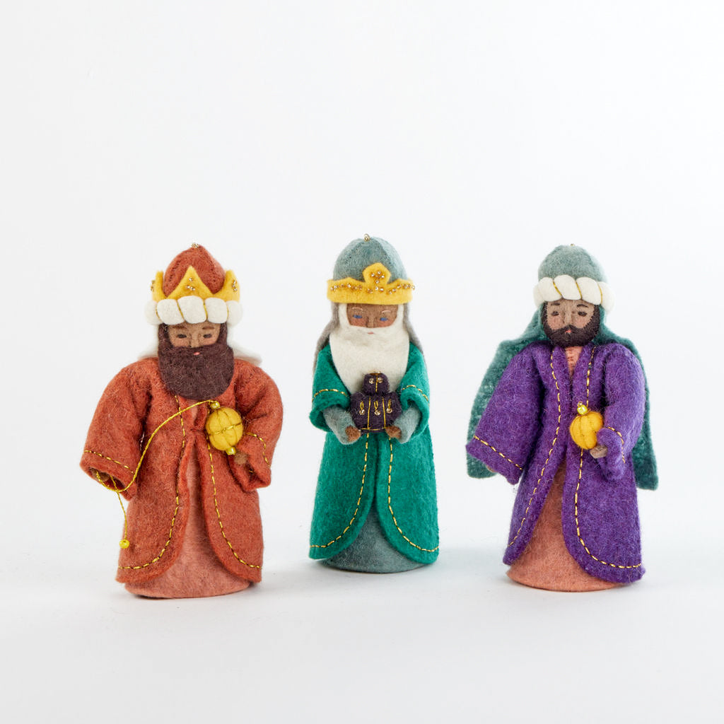 Holy Night Nativity Scene - Brown